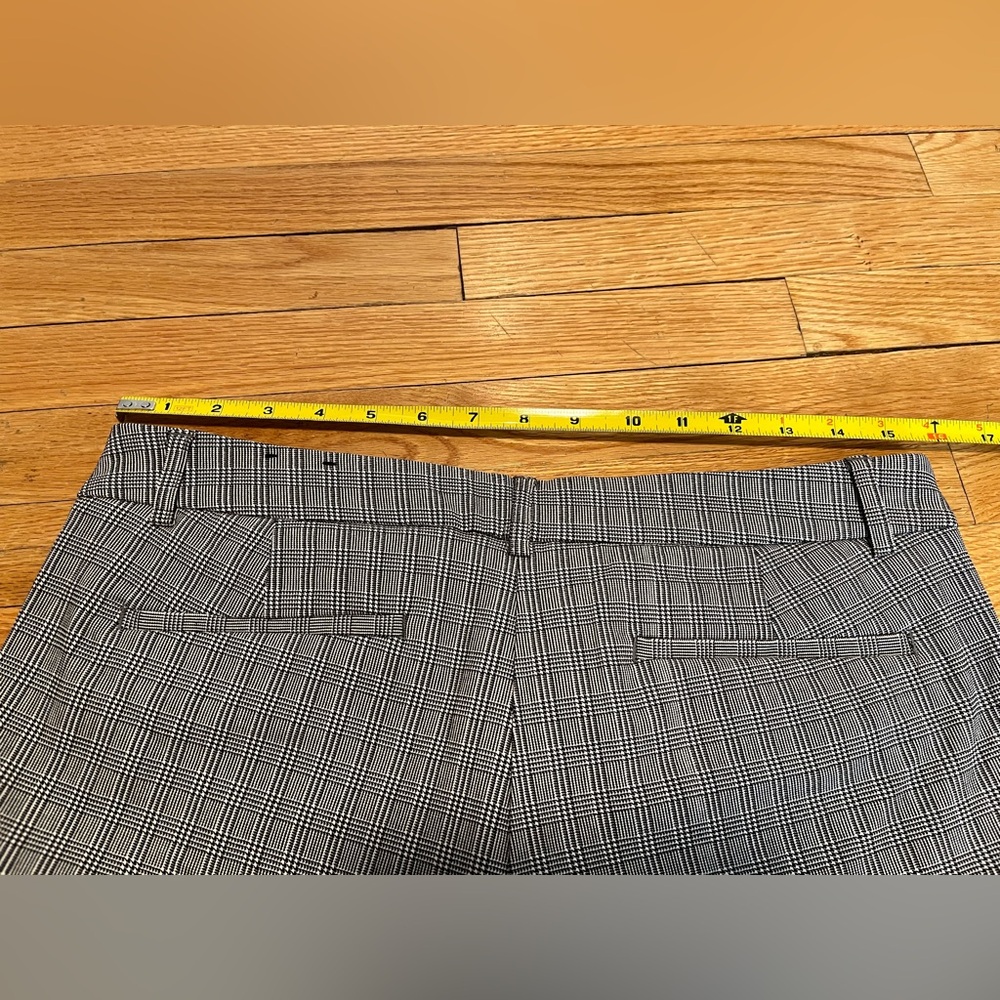 NWOT- Dalia white & black slim straight leg Dress Pants, women’s size 12 - Picture 6 of 10